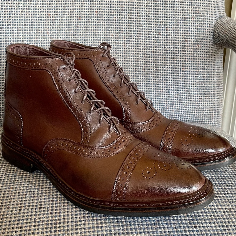 NEW Allen Edmonds Hamilton 9.5D Brown Boots 5159